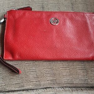 Michael Kors Cherry Red Wristlet